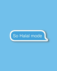 So Halal Mode Sticker