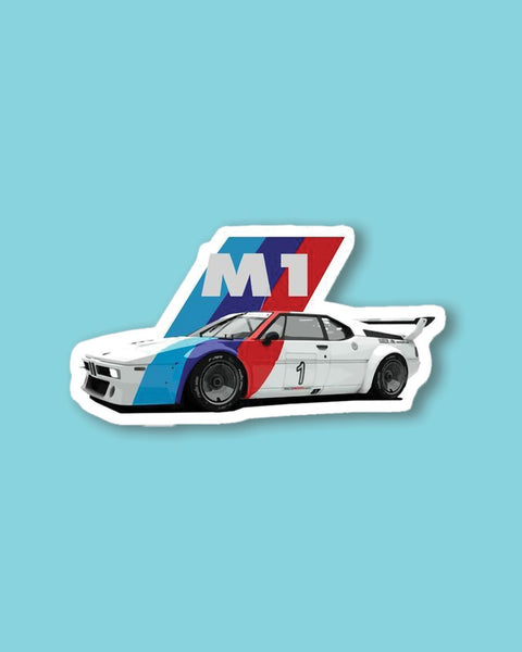 BMW M1 Sticker