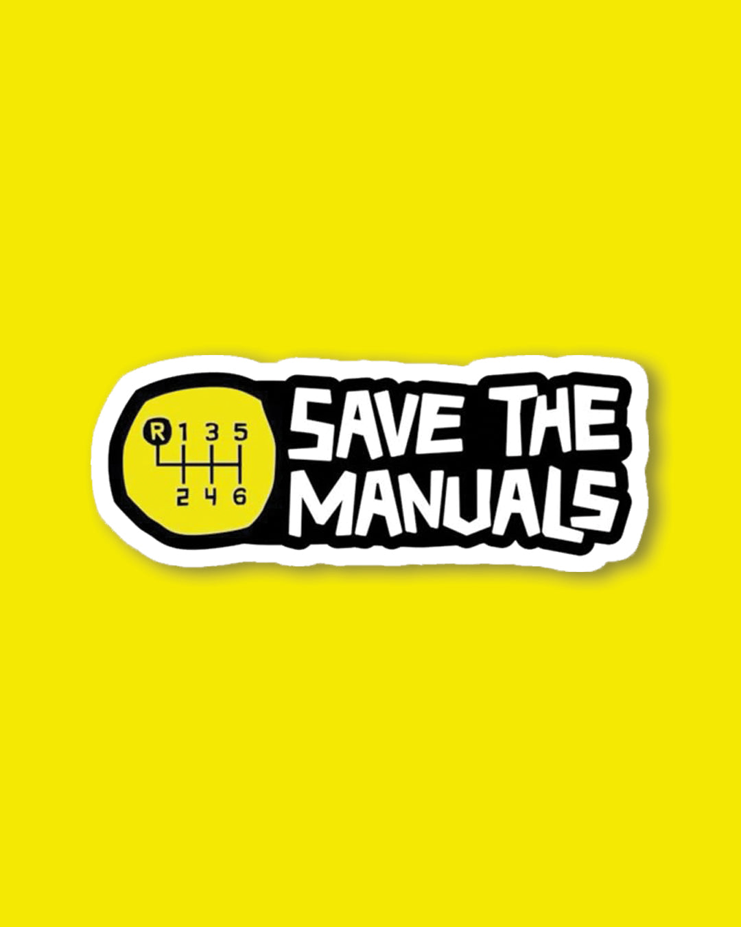 Save the Manuals Sticker