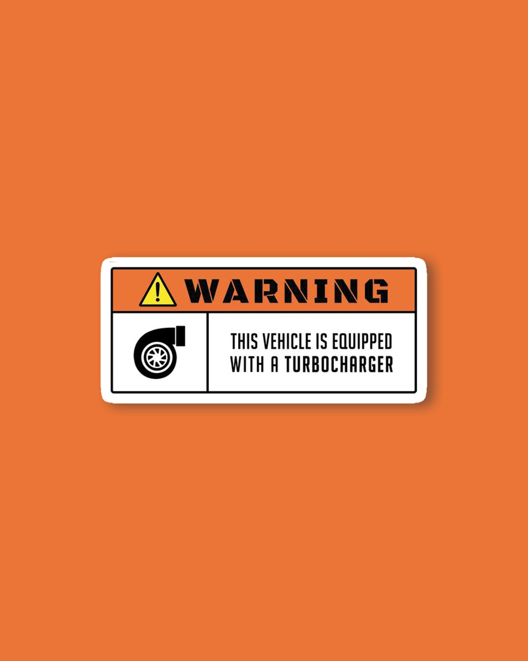 Warning Sticker